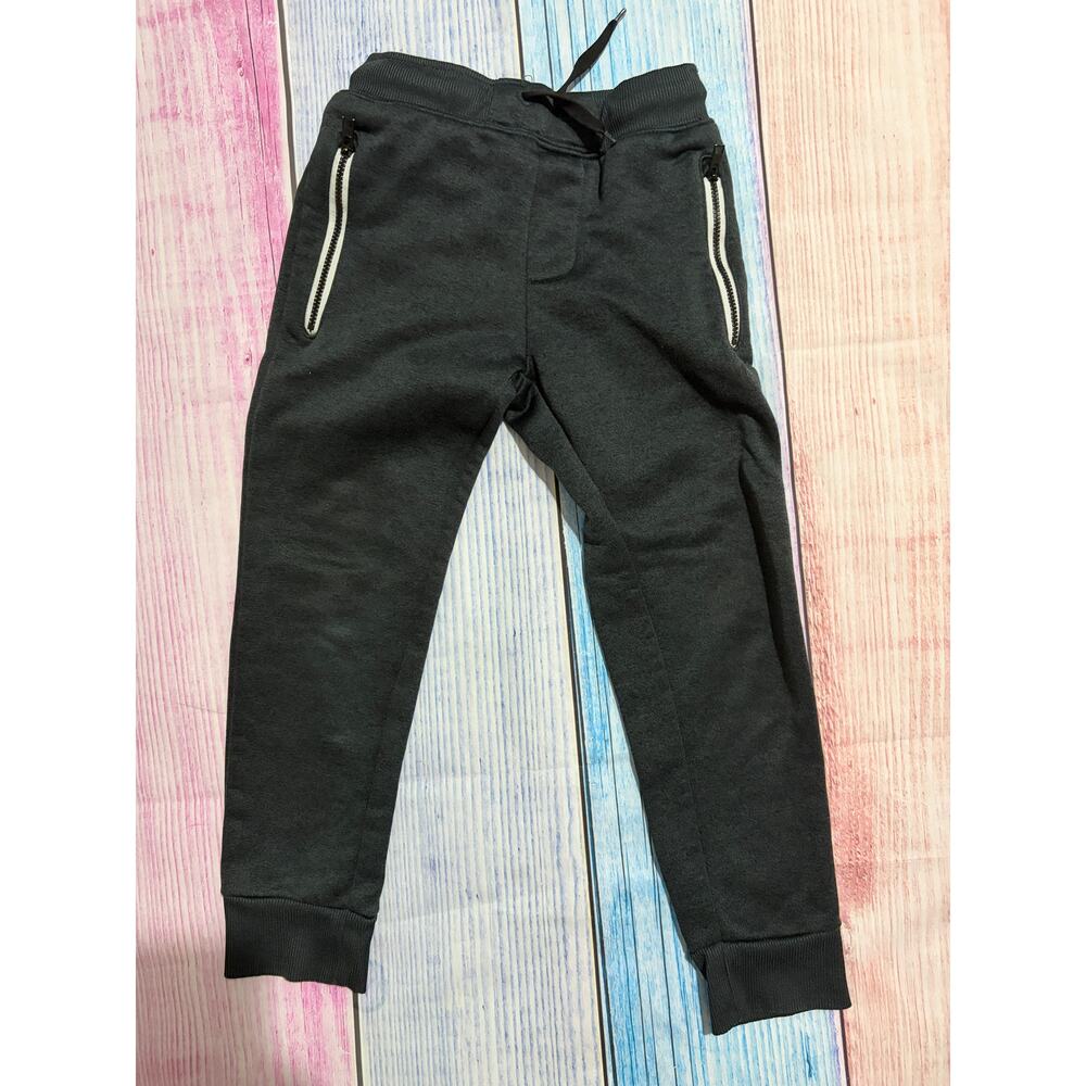 Hurley Boys Size 6 Athletic Joggers – Dark Gray – Dri-Fit Material